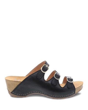 Talons Dansko Tarin Milled Burnished Femme Noir | FR 221UZG
